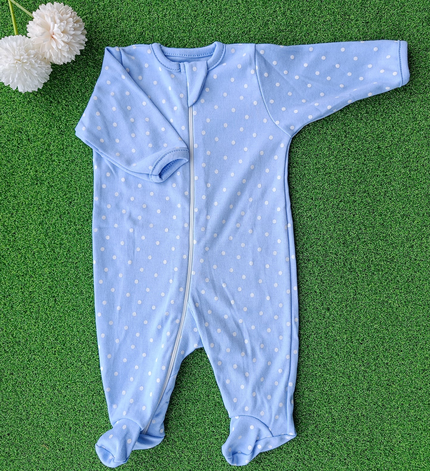 Zip Romper (size: 0-3 months)