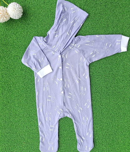 Hooded Button Romper