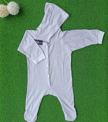 Hooded Button Romper