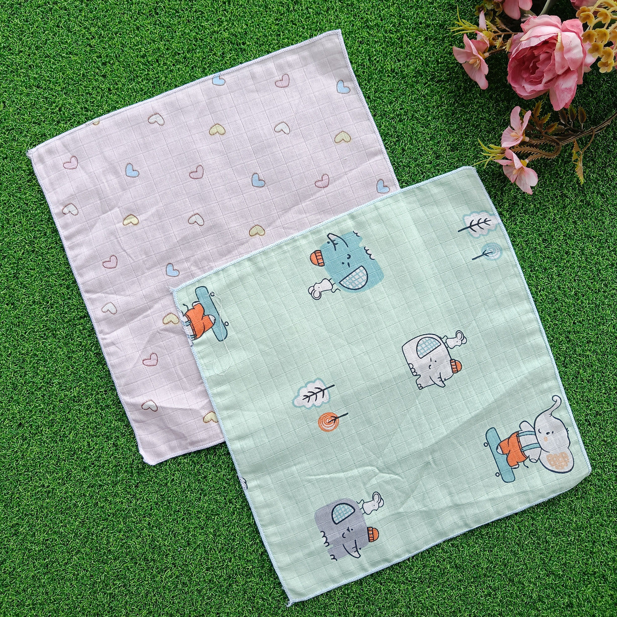 Muslin Face Towels (Assorted Prints)