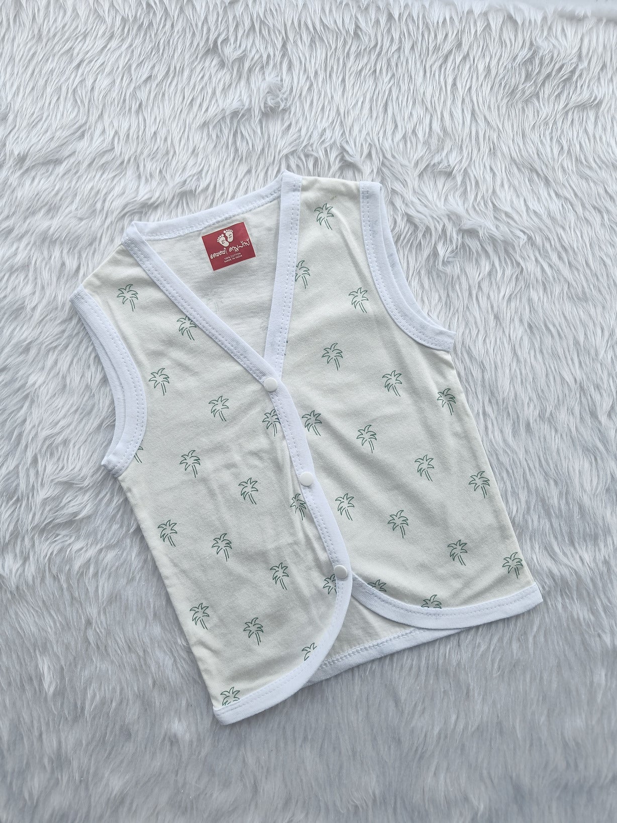 3-6 Sleeveless Printed Button Jablas