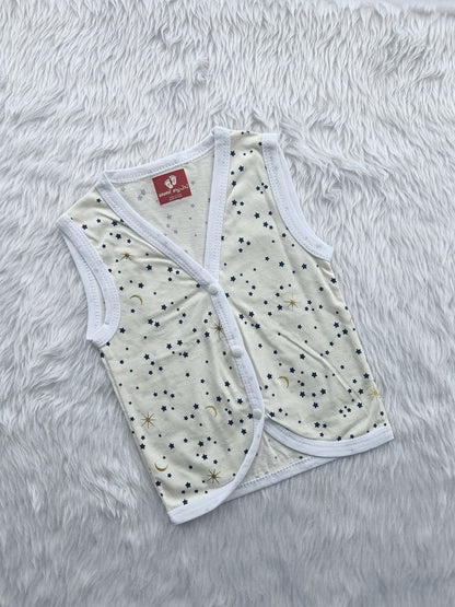 3-6 Sleeveless Printed Button Jablas