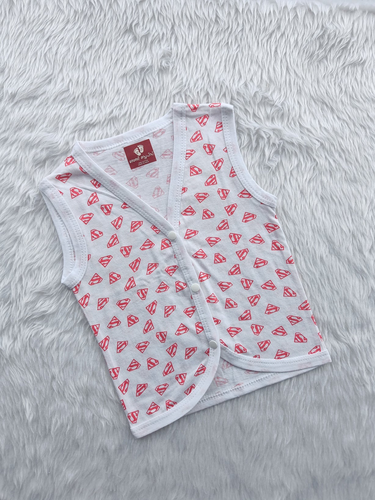 3-6 Sleeveless Printed Button Jablas