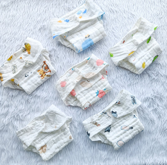 Muslin Nappy Assorted ( Per Piece)