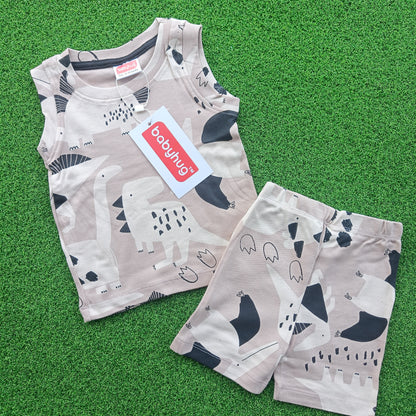 Sleeveless Vest With Shorts (  1-2 Year Size )