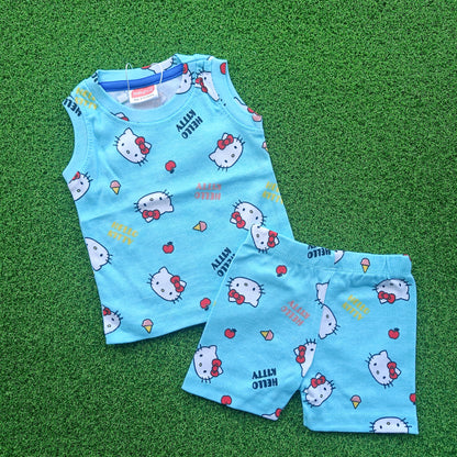 Sleeveless Vest With Shorts (  1-2 Year Size )