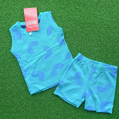 Sleeveless Vest With Shorts (  1-2 Year Size )